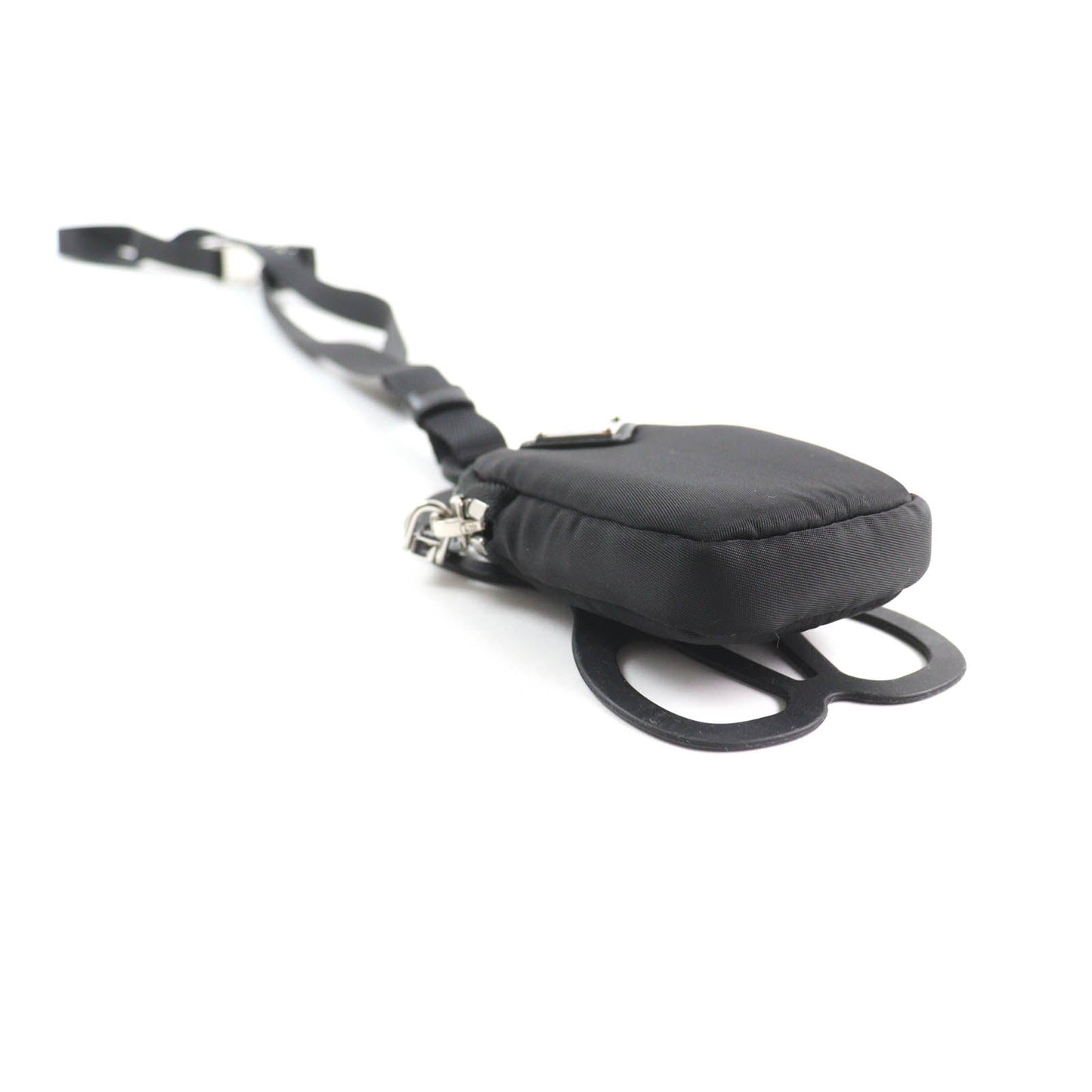 Prada Pouch 1Zt016 Nylon Black Rovelle Bags