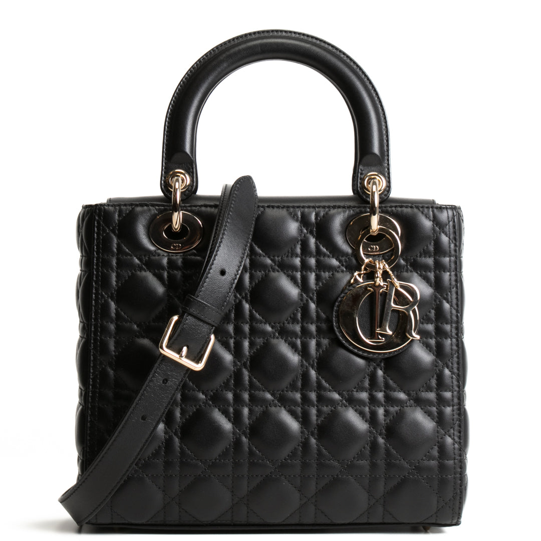 Dior Lady Dior Leather Crossbody Bag Rovelle Bags