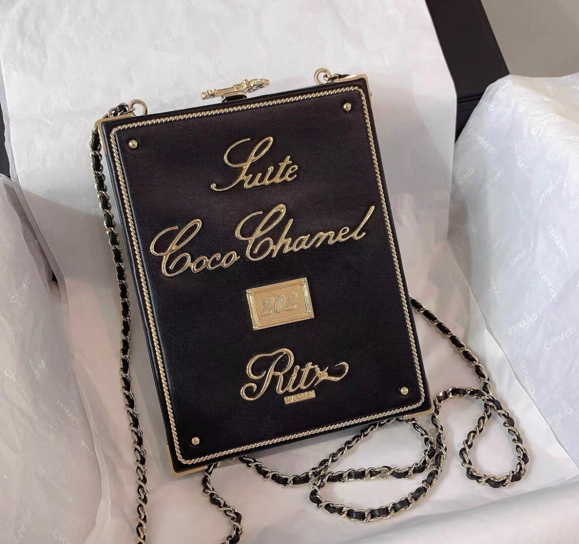 Chanel Luxury Leather Crossbody Rovelle Bags