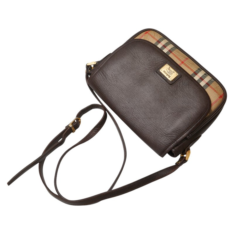 Burberry Nova Shadow Leather Shoulder Bag Style 5