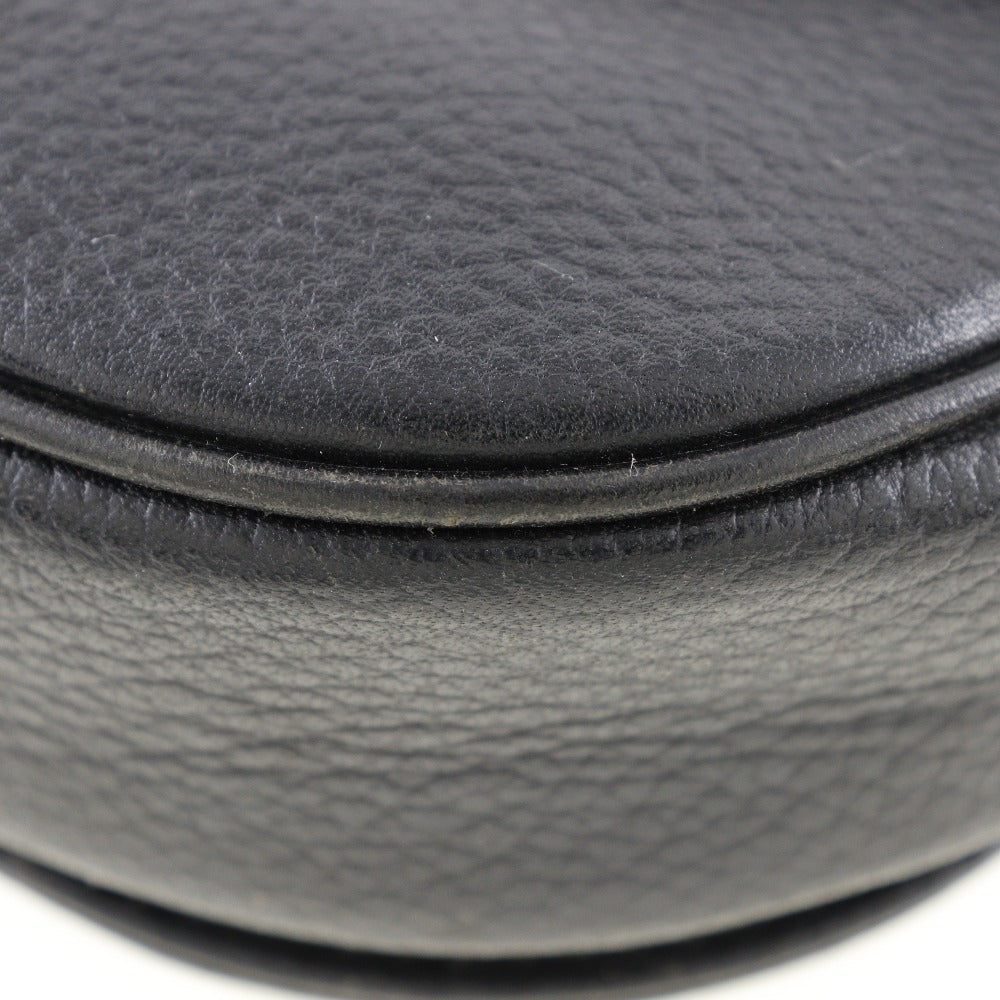 Burberry Black Leather Shoulder Bag ( )