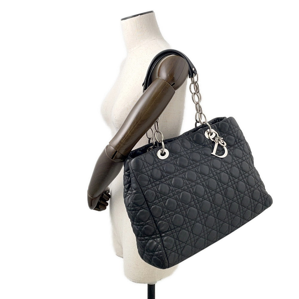 Dior Canage Chaintote Bag Blackcal44956 Leather Rovelle Bags