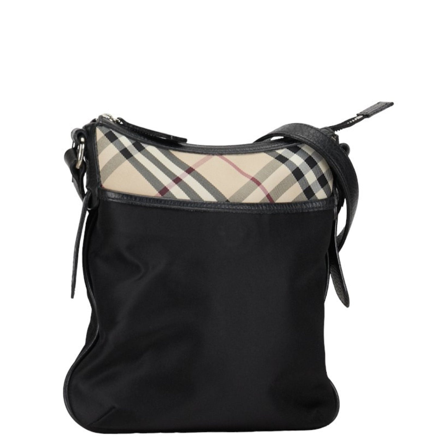 Burberry Nova Brand Check White Shoulder Bag Style 11