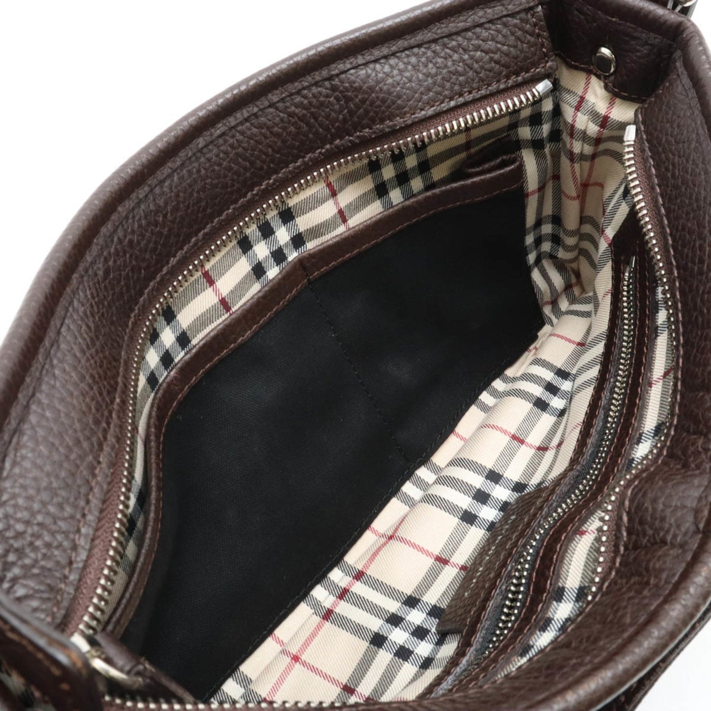 Burberry Brand Leather Brown Shoulder Bag Style 12