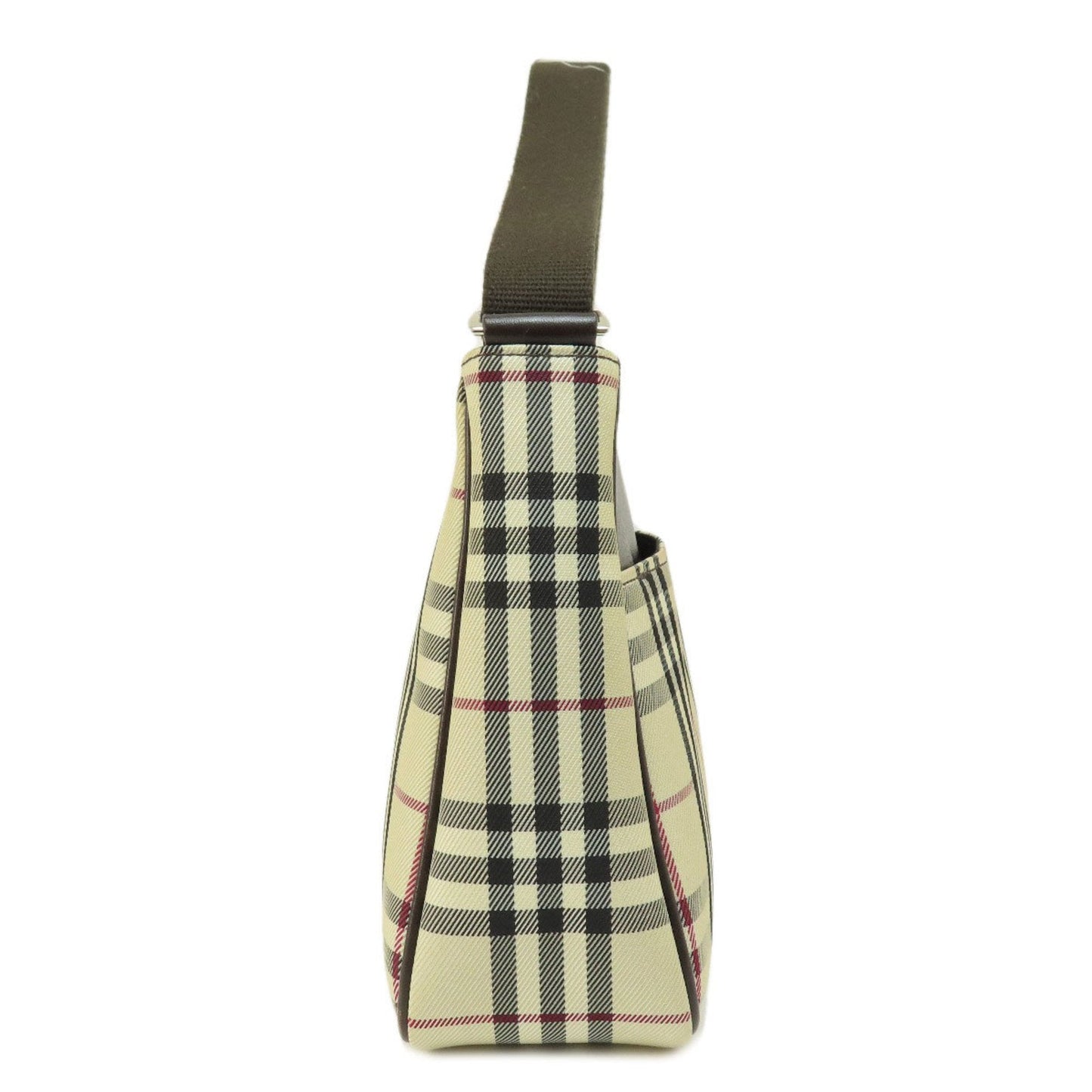 Burberry Nova Brand Canvas White Shoulder Bag Style 32