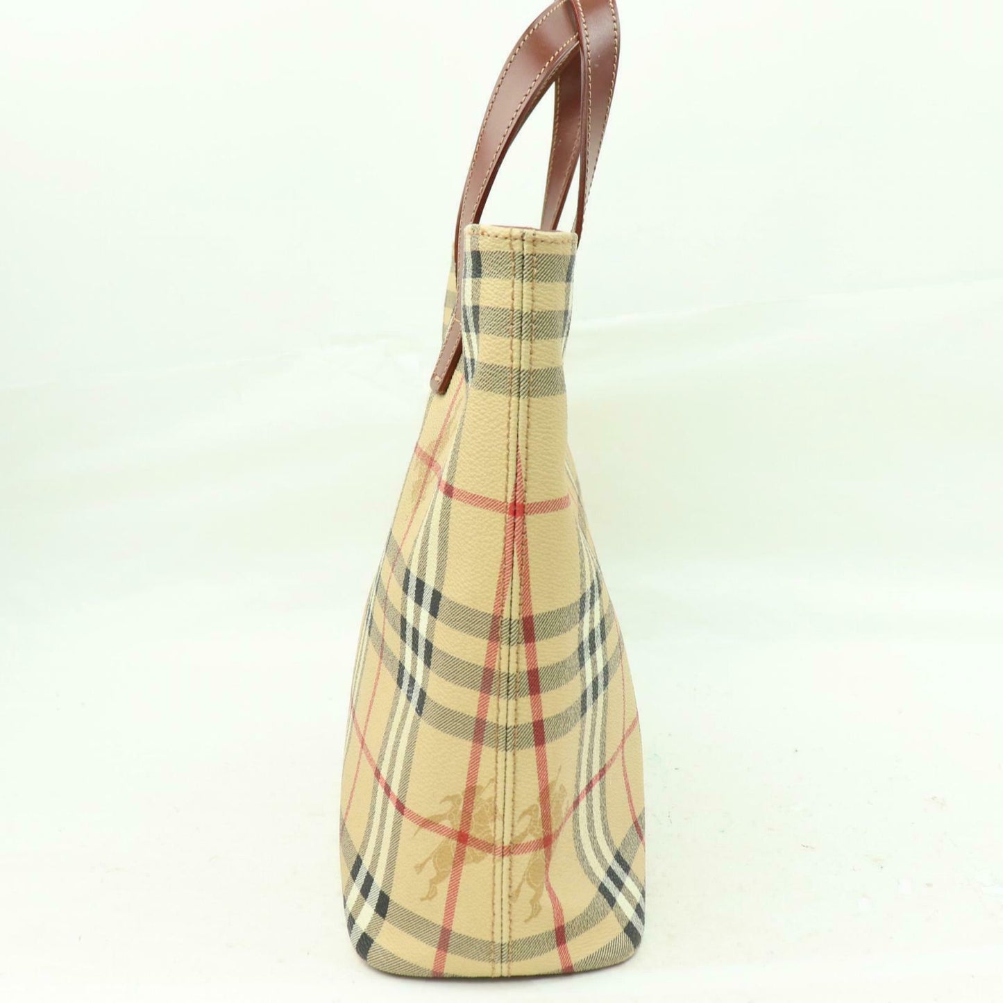 Burberry London Light PVC Brown Handbag