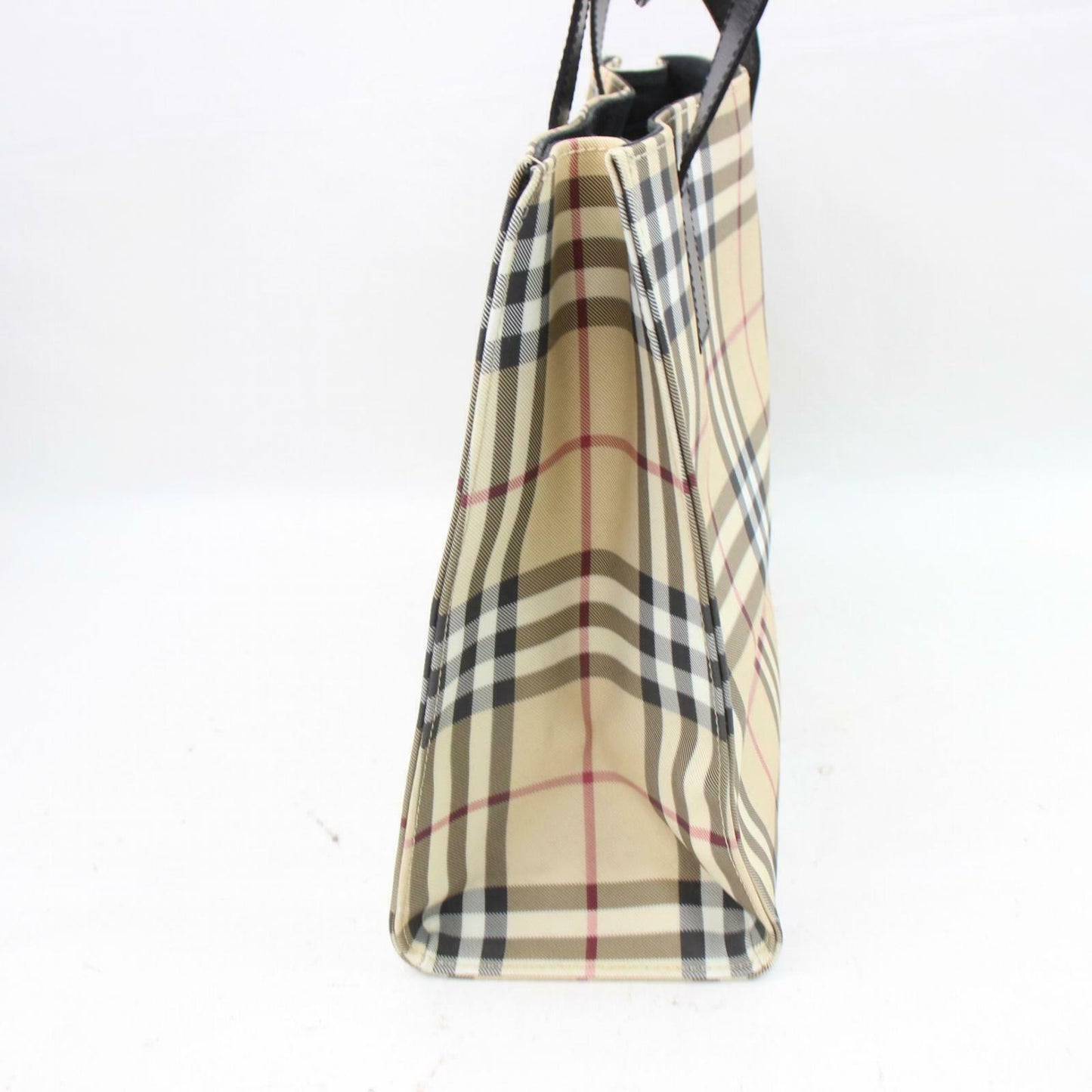 Burberry PVC Beige Tote Bag