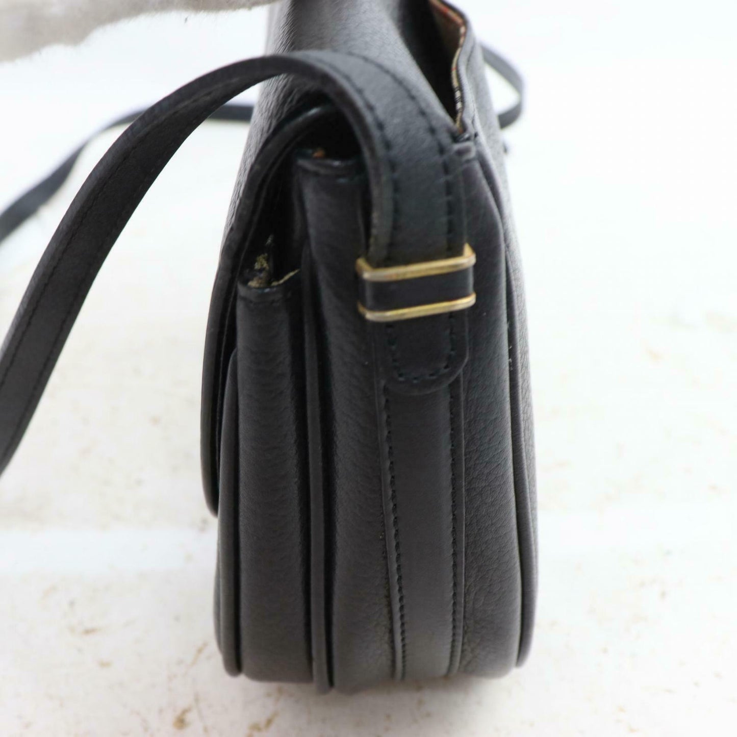 Burberry Leather Black Shoulder Bag