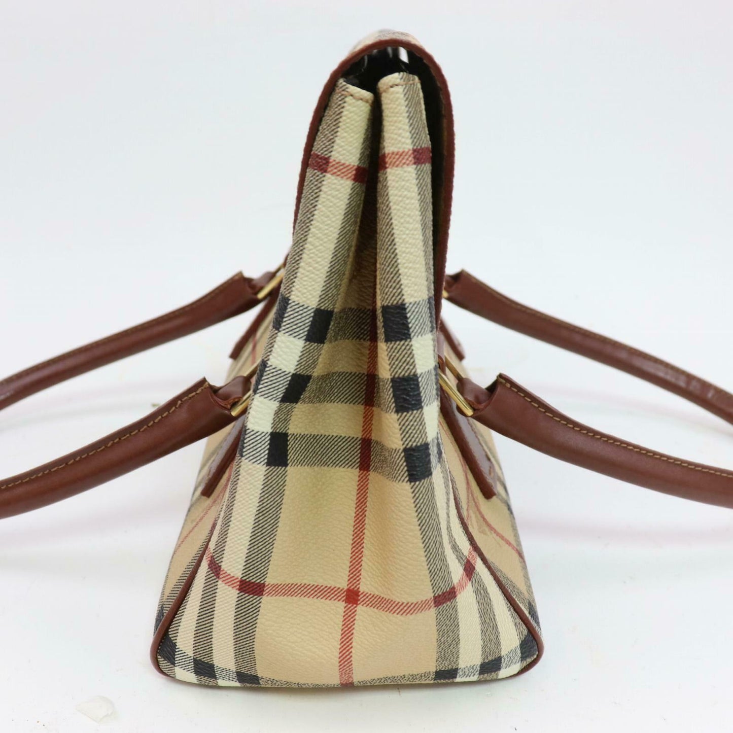 Burberry London PVC Beige Handbag