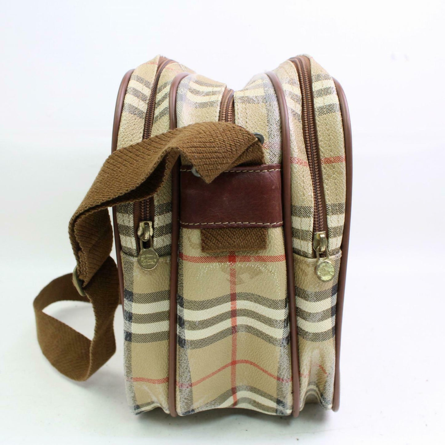Burberry PVC Beige Shoulder Bag