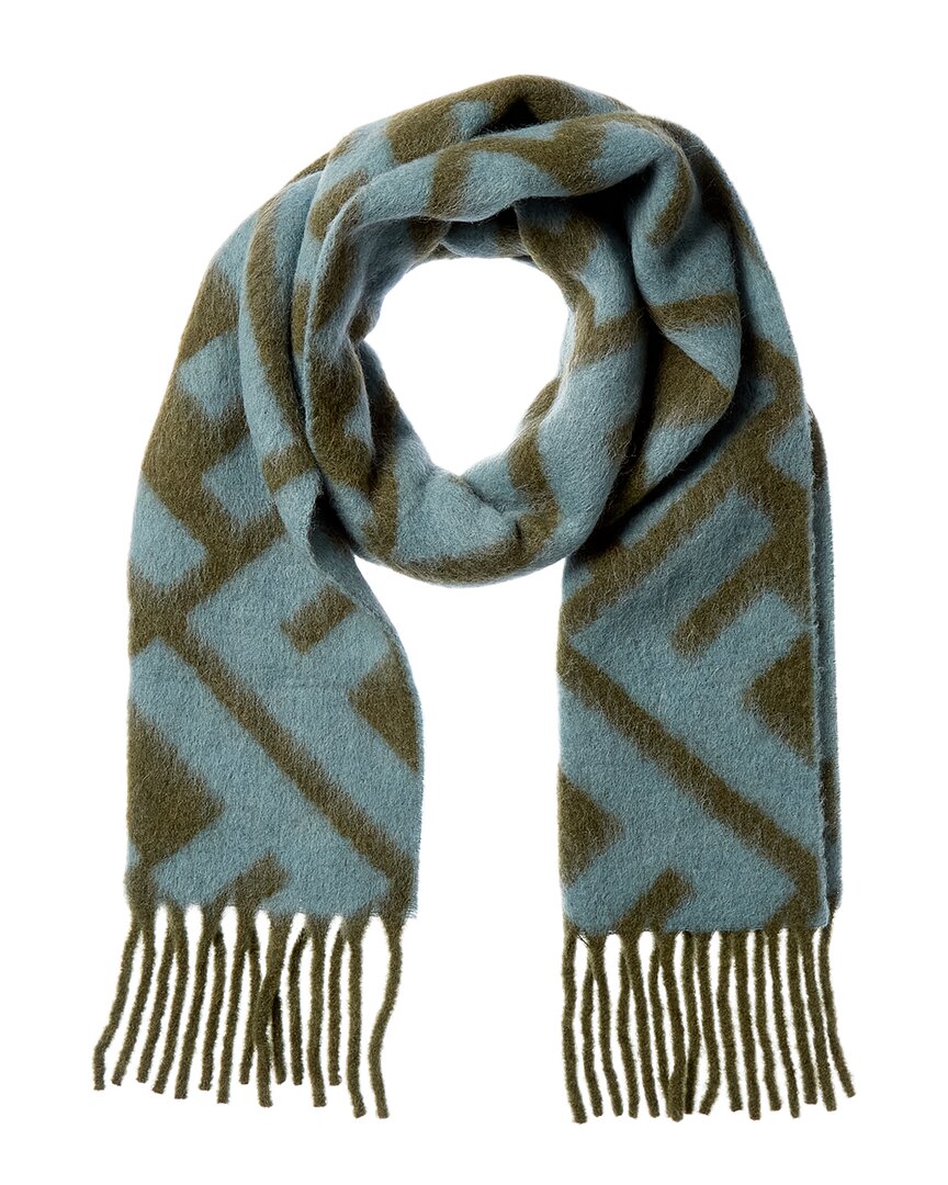 Fendi Ff Alpaca & Wool-Blend Scarf Rovelle Bags