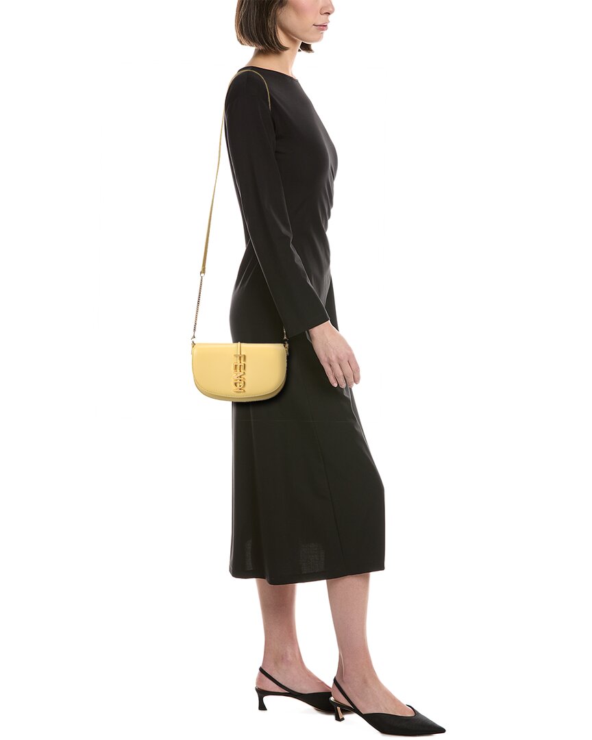 Fendi Fendigraphy Leather Wallet On Chain Rovelle Bags