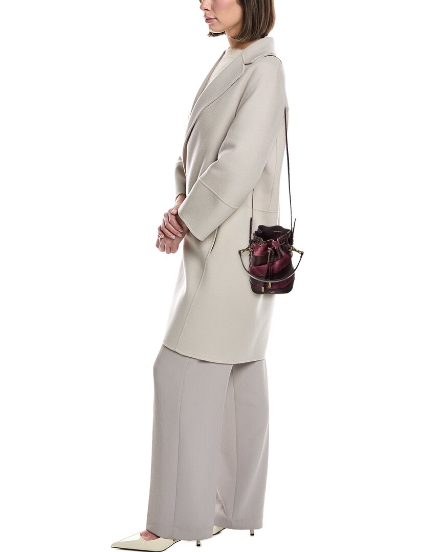 Fendi Mon Tresor Mini Leather & Suede Bucket Bag Rovelle Bags