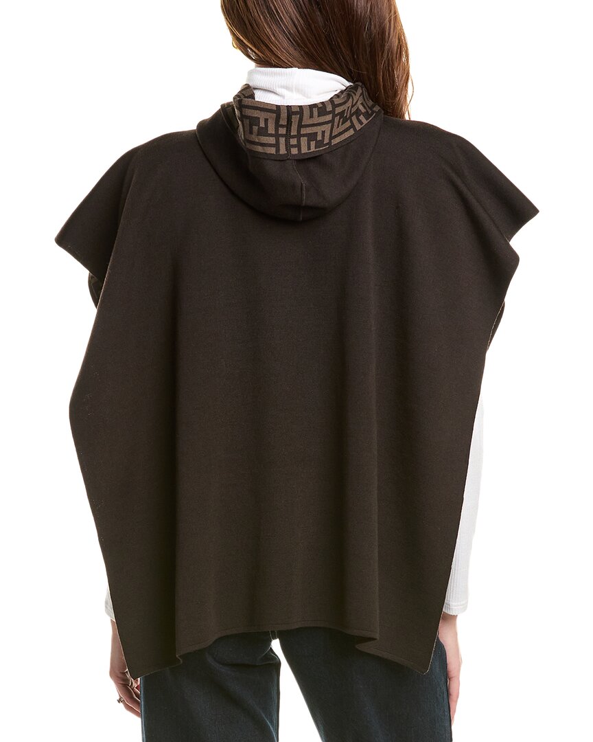 Fendi Wool-Blend Poncho Rovelle Bags