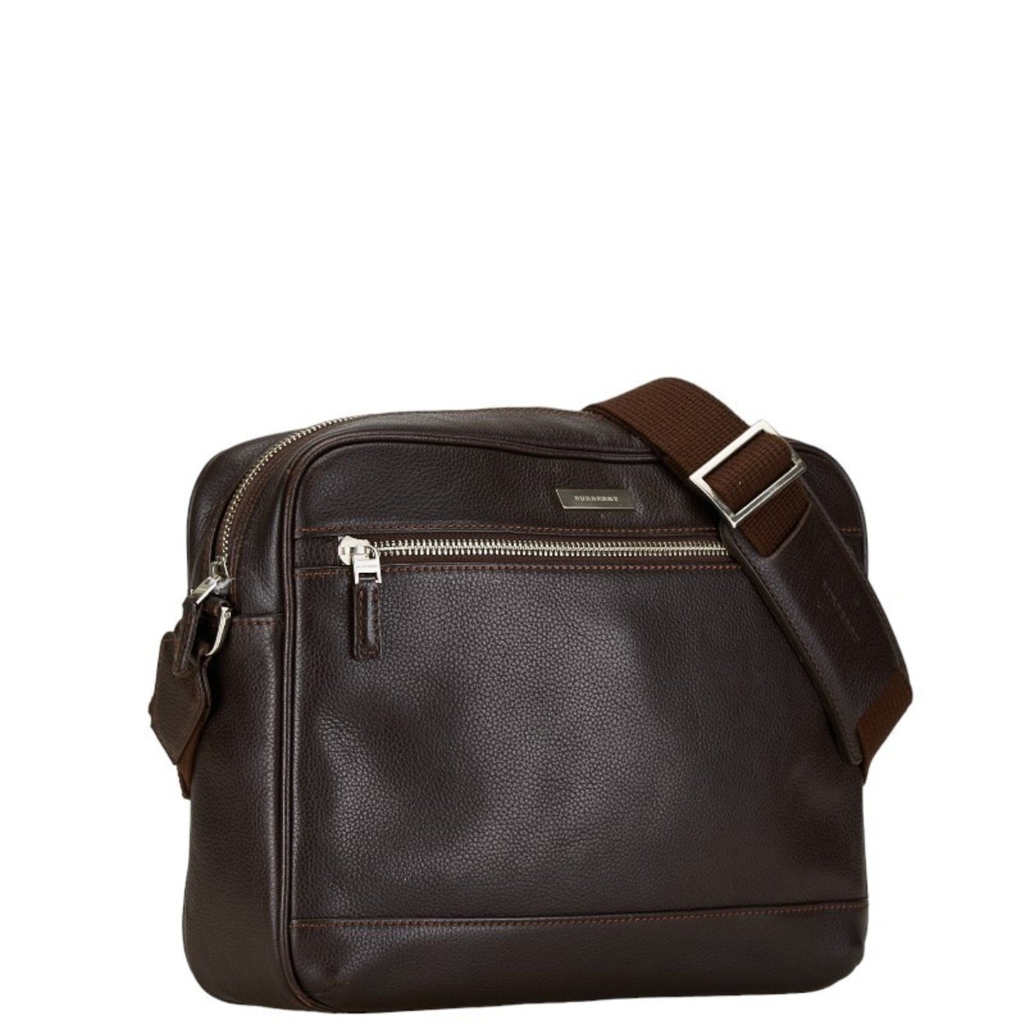 Burberry Nova Brand Leather Brown Shoulder Bag Style 3