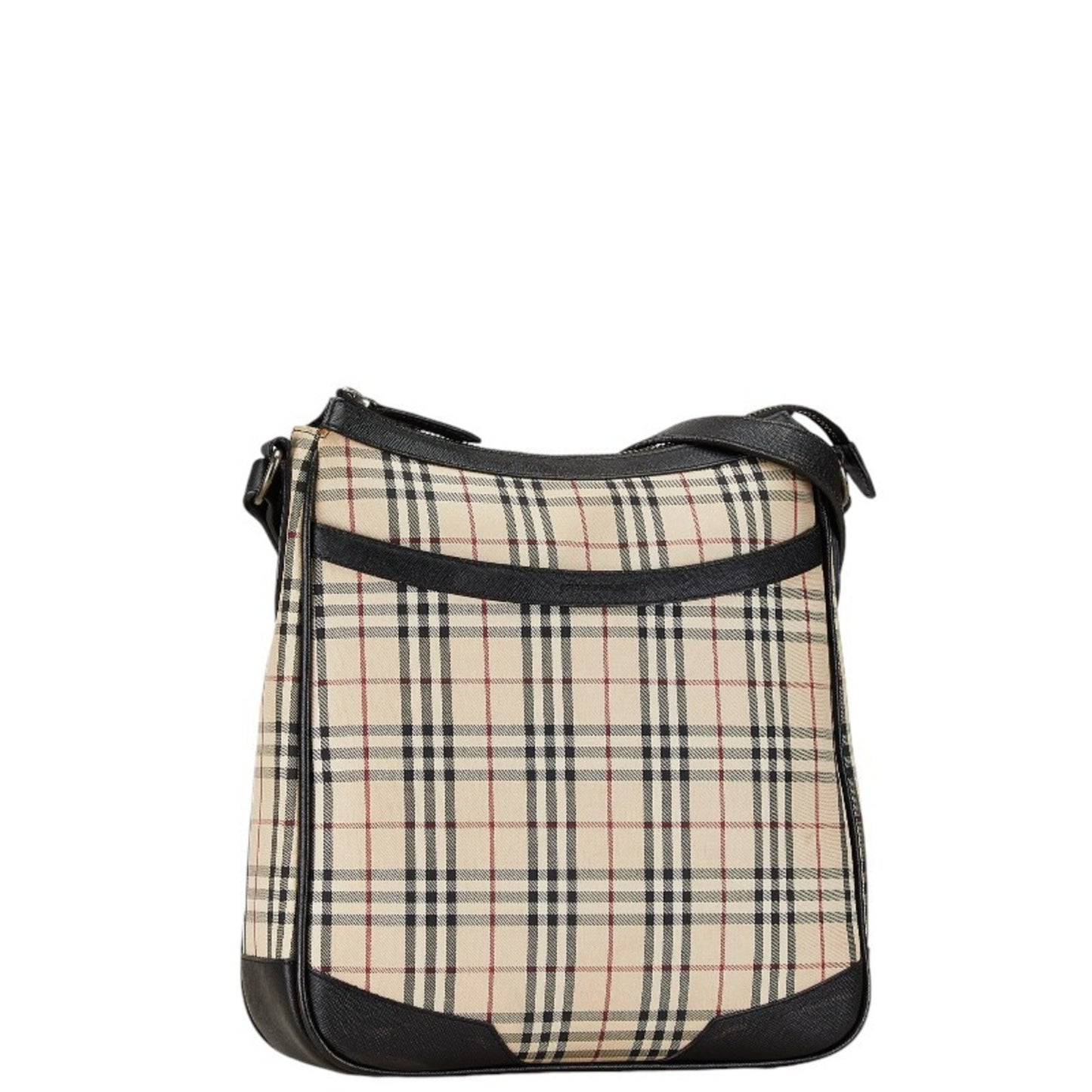 Burberry Nova Brand Canvas White Shoulder Bag Style 36