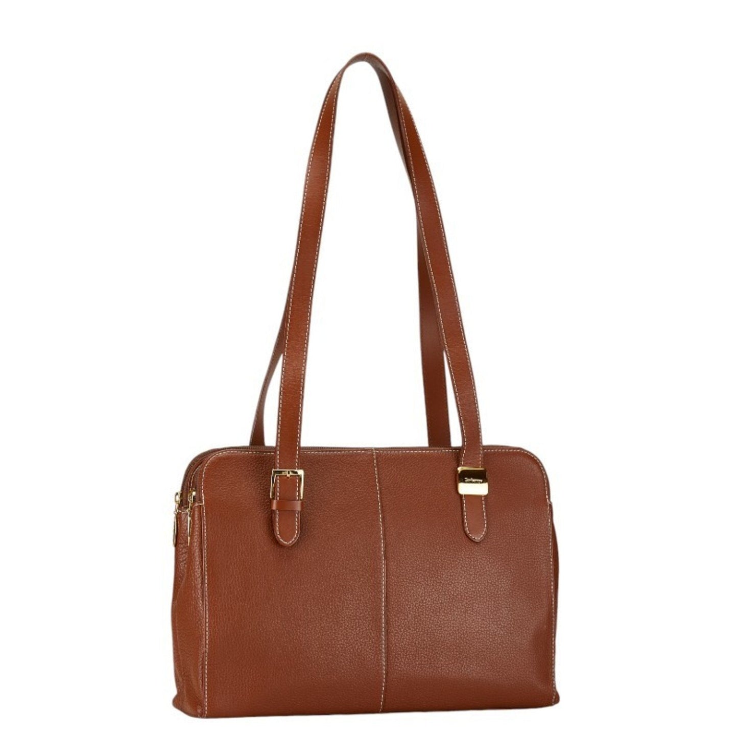 Burberry Brand Leather Brown Shoulder Bag Style 9