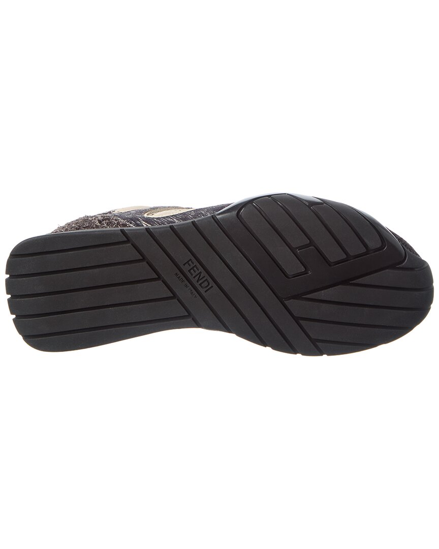 Fendi Wave Pulse Tech Fabric & Suede Sneaker Rovelle Bags