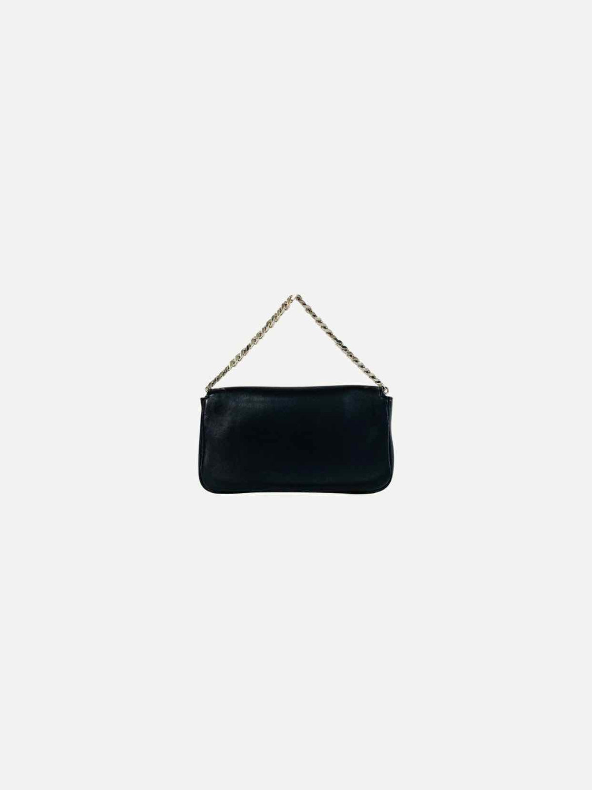 FENDI Micro Buggie Black Baguette Bag Rovelle Bags