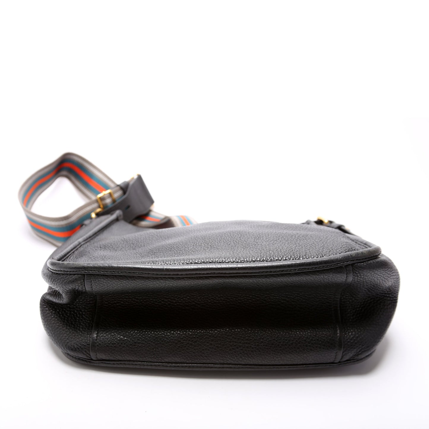 Prada Vitello Daino Hobo Black Bag Rovelle Bags