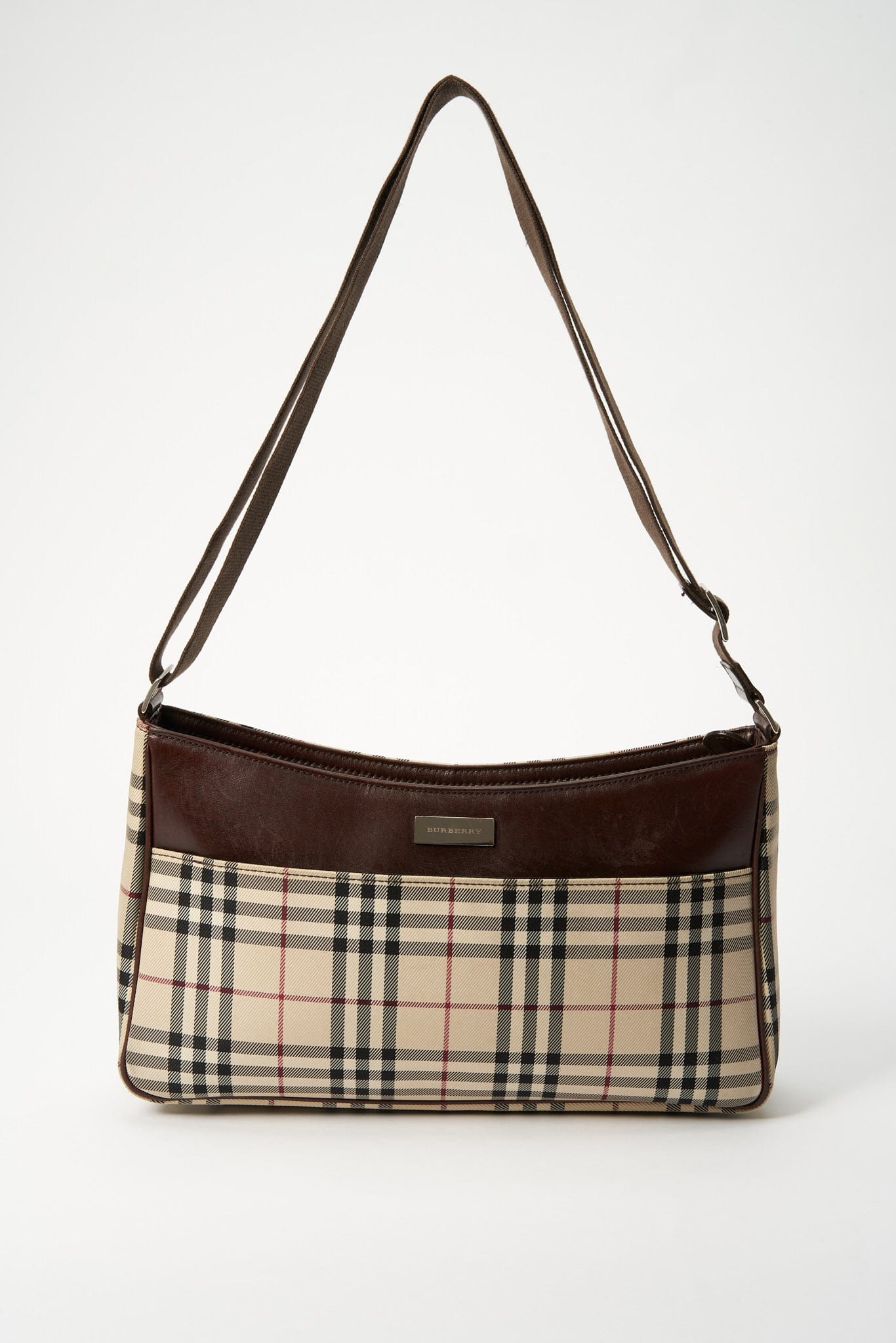 Burberry with Webbing Crossbody Bag