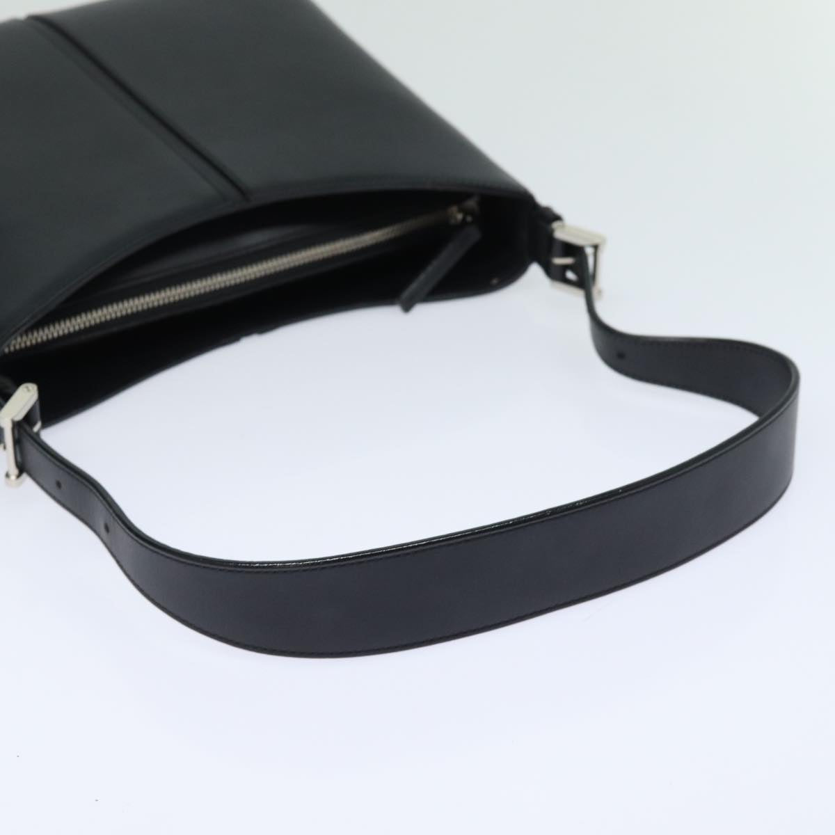 Burberry Brand Leather Black Shoulder Bag Style 22