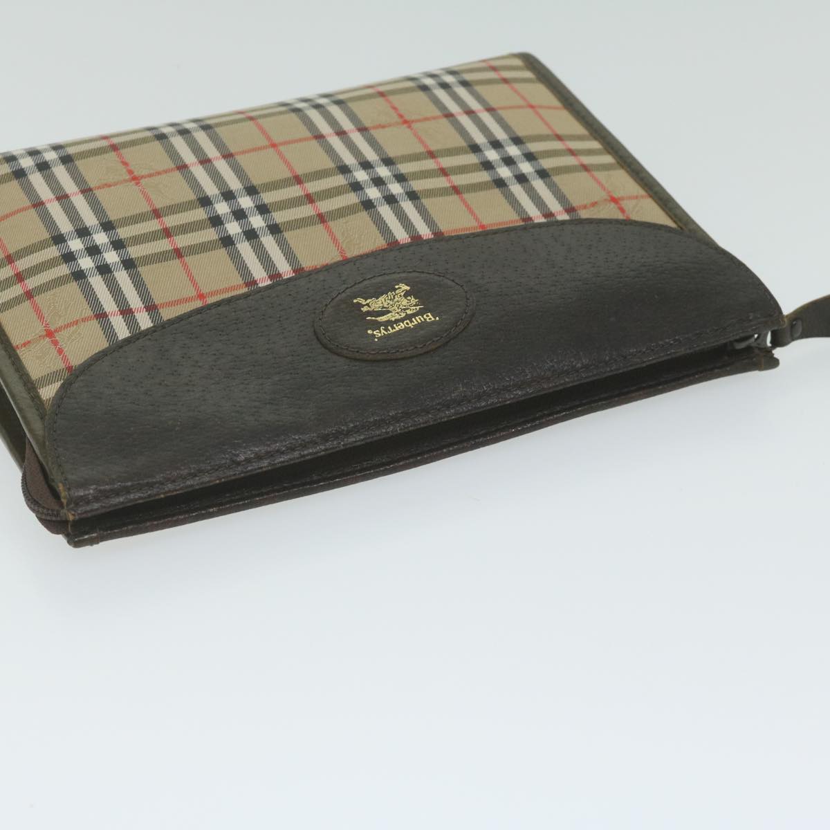 Burberry Brand Canvas White Clutch Bag Style 4