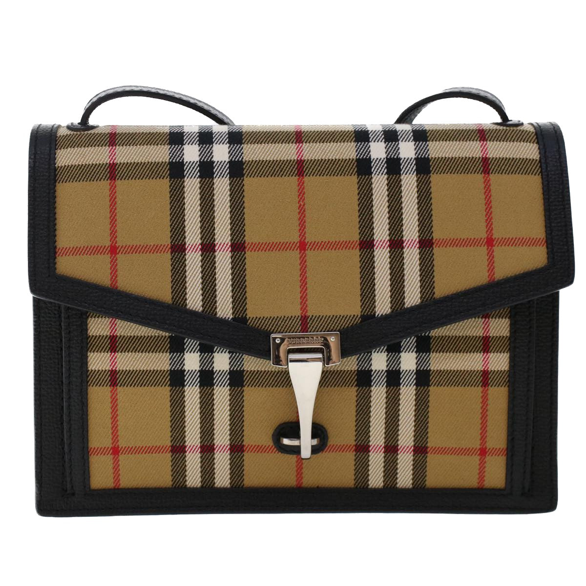 Burberry Brand Check White Shoulder Bag