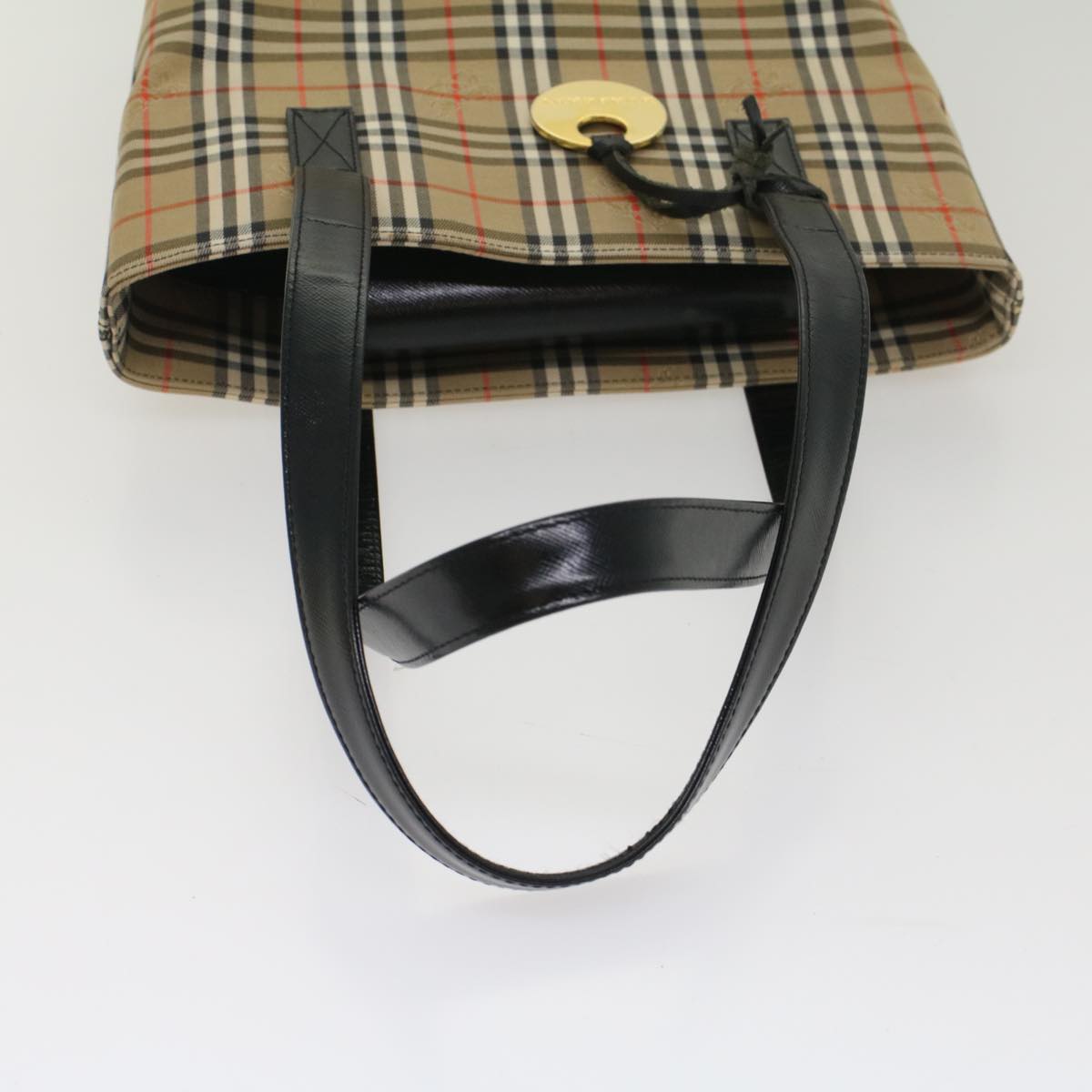 Burberry Brand Canvas Brown Shoulder Bag Style 4