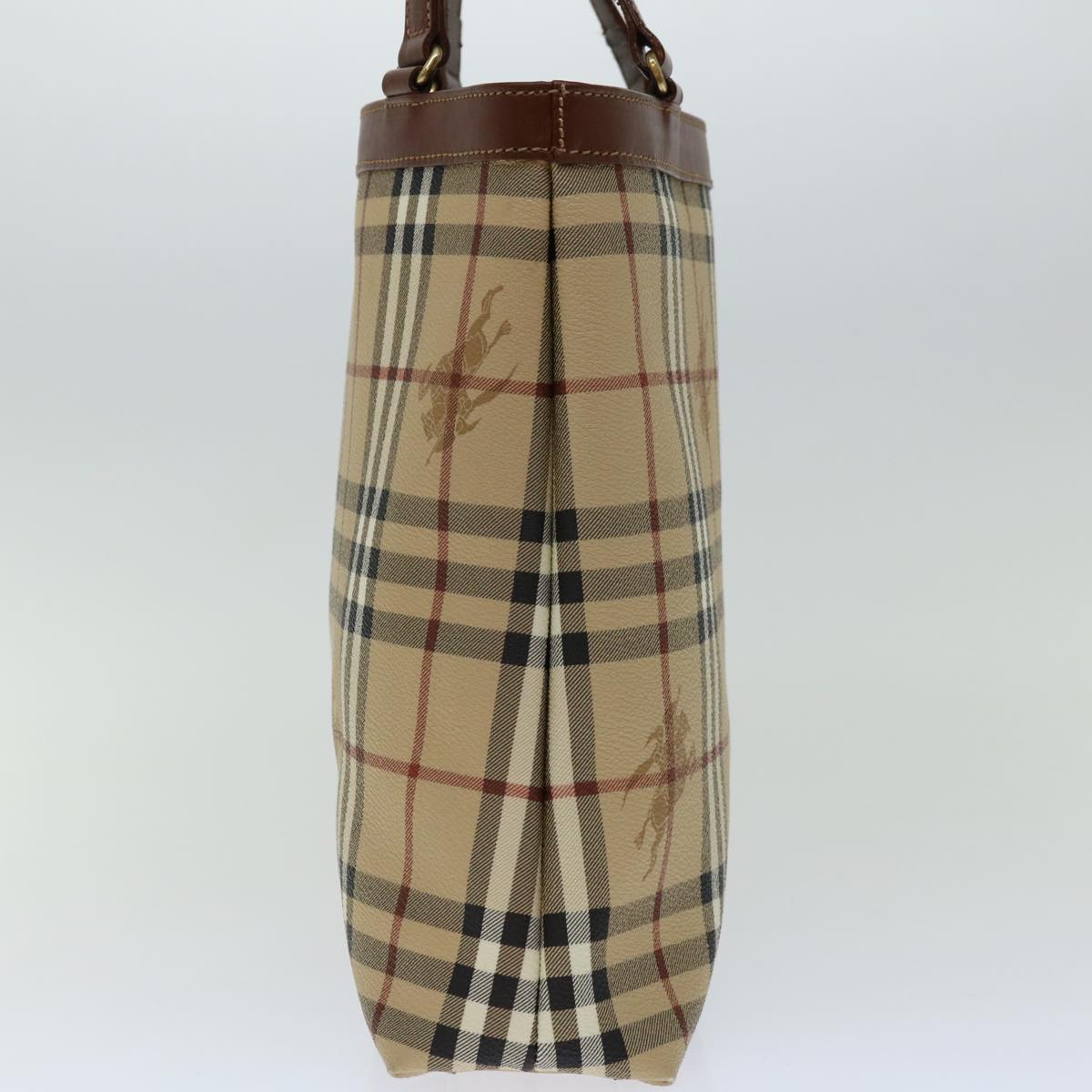 Burberry Nova Brand Canvas White Tote Bag Style 15
