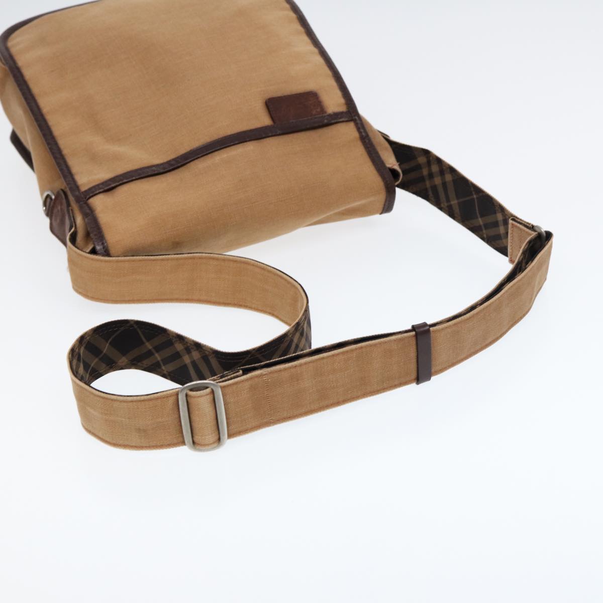 Burberry Brand Canvas White Shoulder Bag Style 10