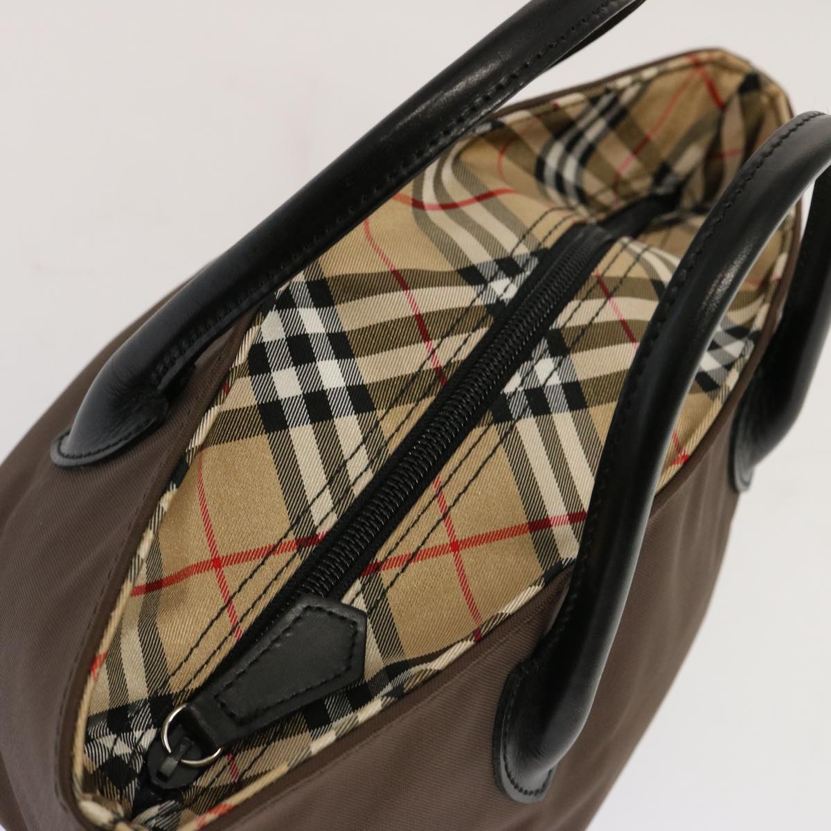 Burberry Nova Brand Check Brown Tote Bag Style 3