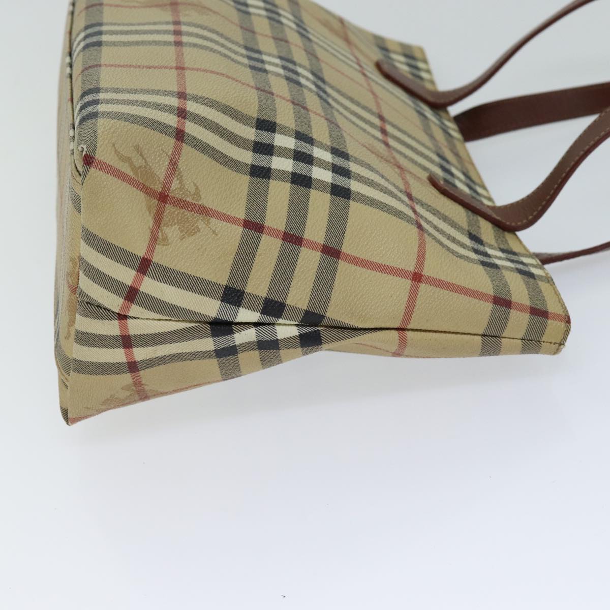 Burberry Nova Brand Canvas White Tote Bag Style 5