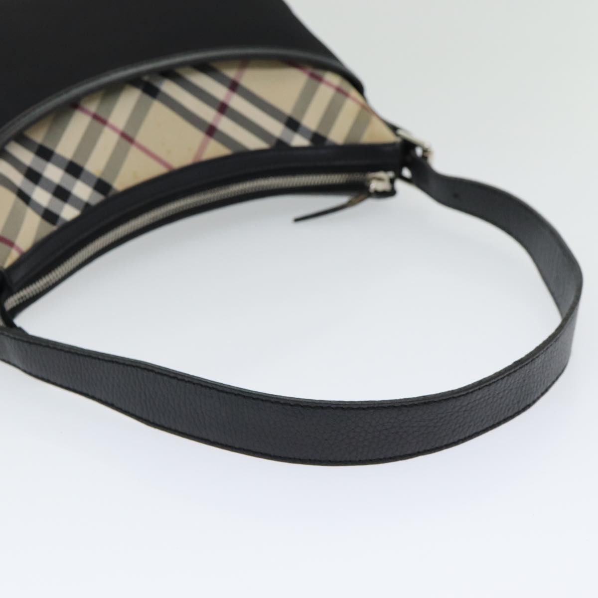 Burberry Nova Brand Check Black Shoulder Bag Style 3