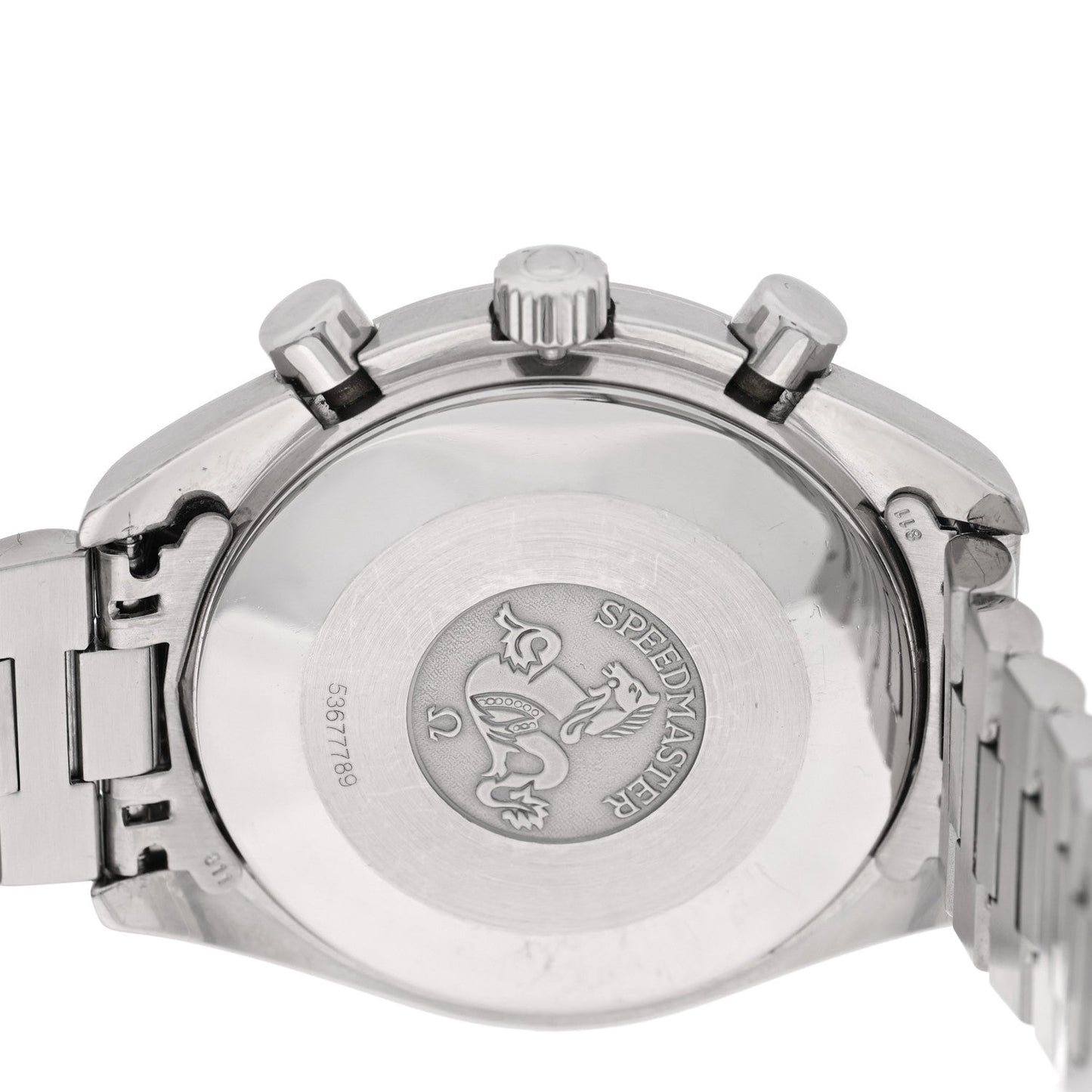 Stainless Steel 39mm Speedmaster Chronograph Automatic Watch Black 3510.50.00
