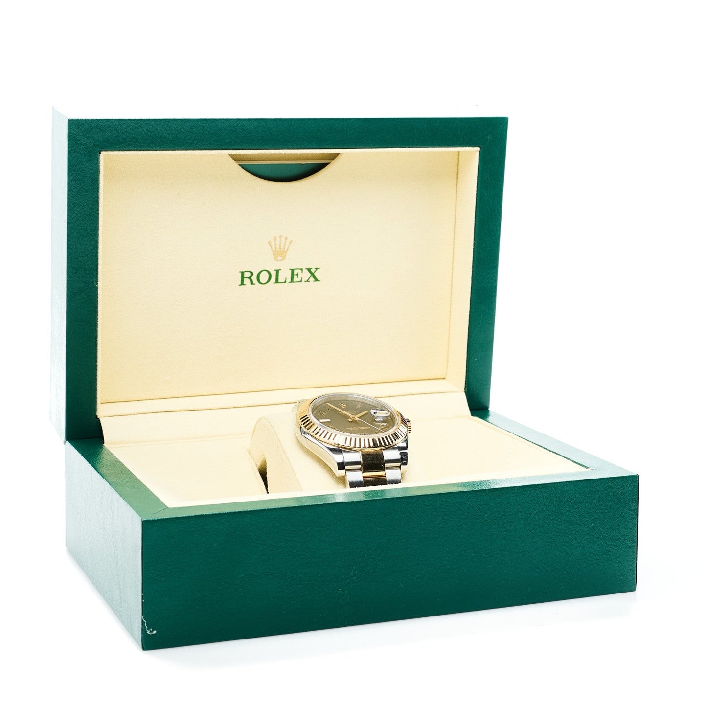 Stainless Steel 18K Yellow Gold 41mm Oyster Perpetual Datejust II Watch Black Roman 116333