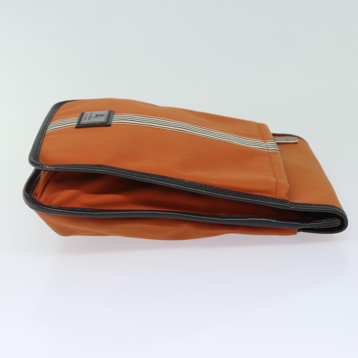 Burberry Brand Canvas Orange Shoulder Bag