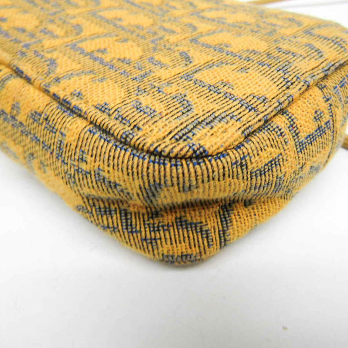Christian Dior Yellow Leather Jacquard Pouch Shoulder Bag Rovelle Bags