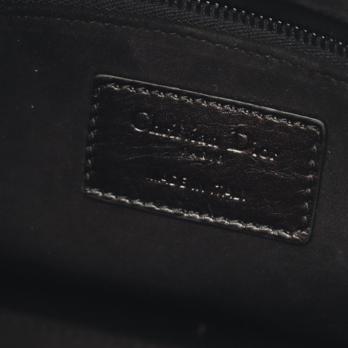 Christian Dior Black Leather Handbag Style 5 Rovelle Bags