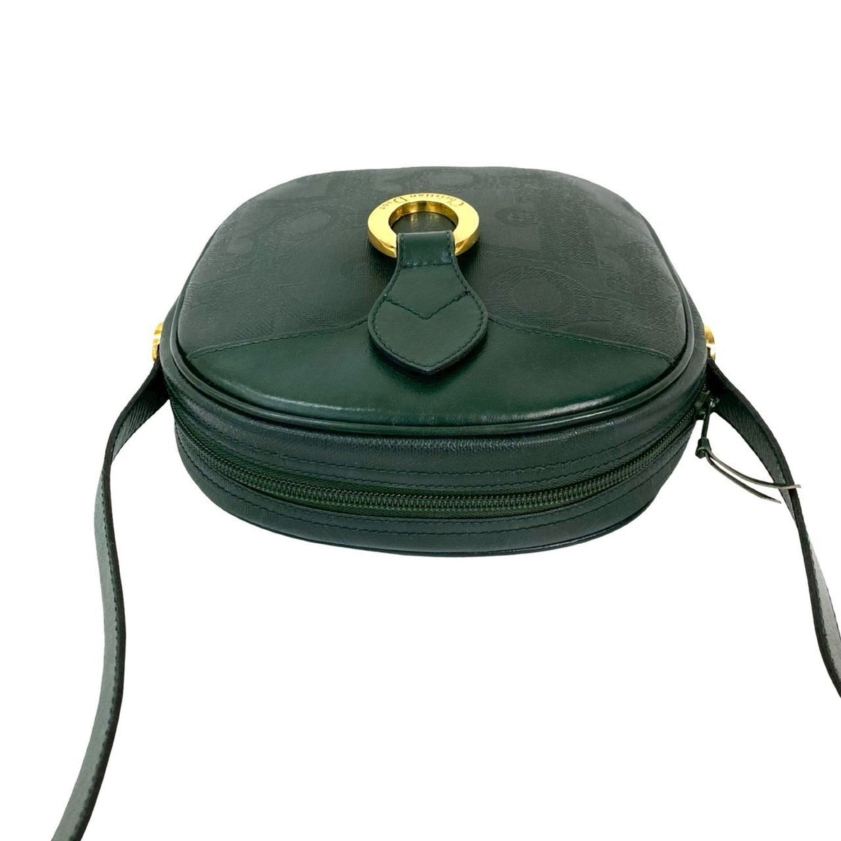 Christian Dior Green Leather Pvc Pochette Shoulder Bag Rovelle Bags