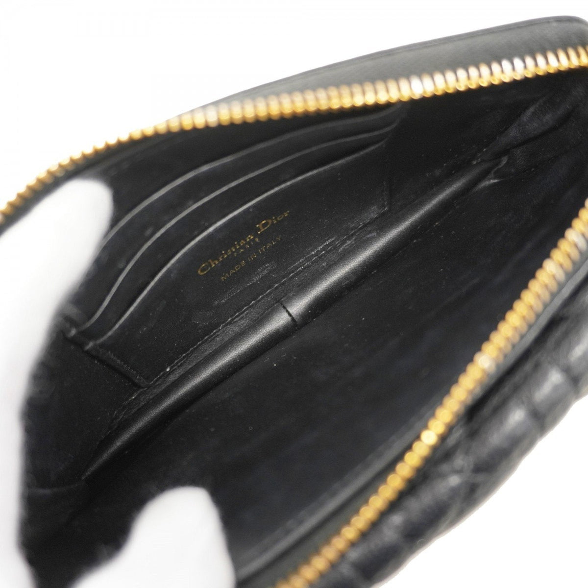 Christian Dior Black Leather Handbag Rovelle Bags