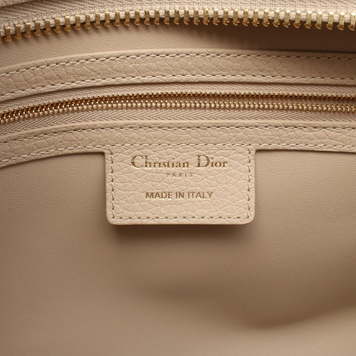 Christian Dior Beige Leather Handbag Rovelle Bags