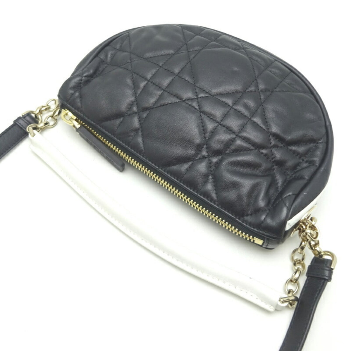 Christian Dior Black Leather Handbag Style 17 Rovelle Bags