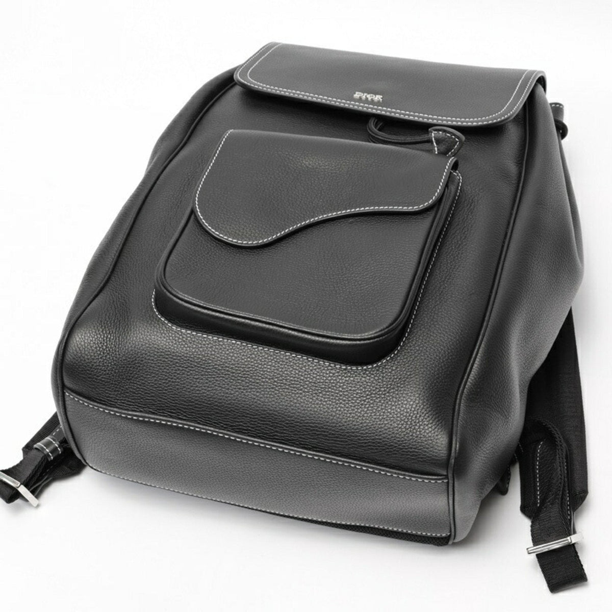 Christian Dior Black Leather Backpack Rovelle Bags