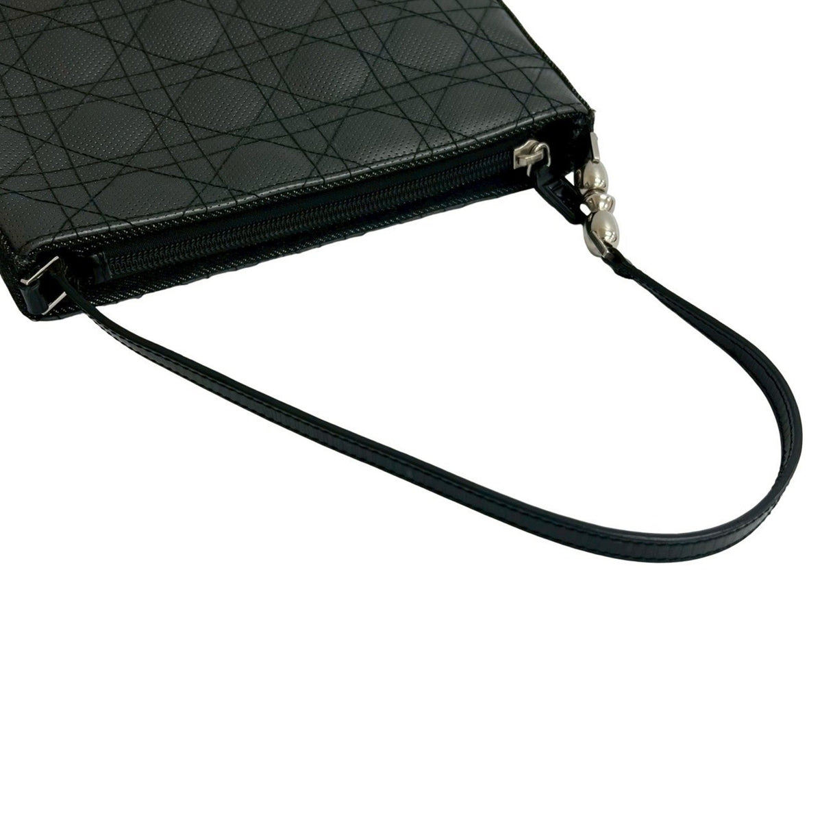 Christian Dior Black Leather Shoulder Bag Style 9 Rovelle Bags