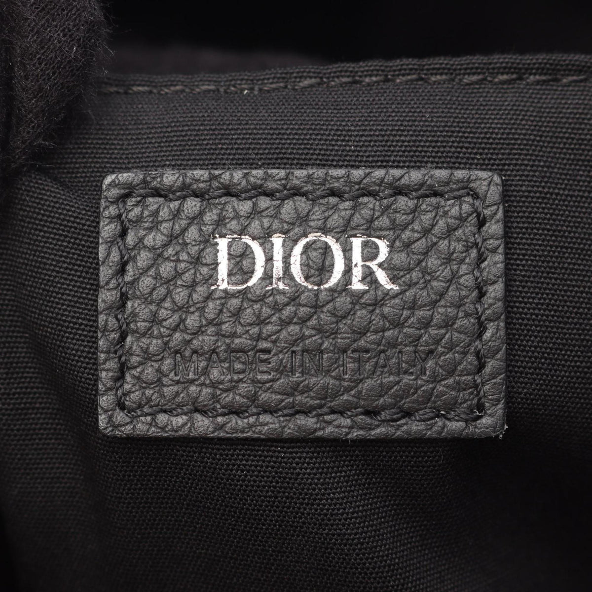 Christian Dior Beige Black Blue Canvas Leather Backpack Rovelle Bags