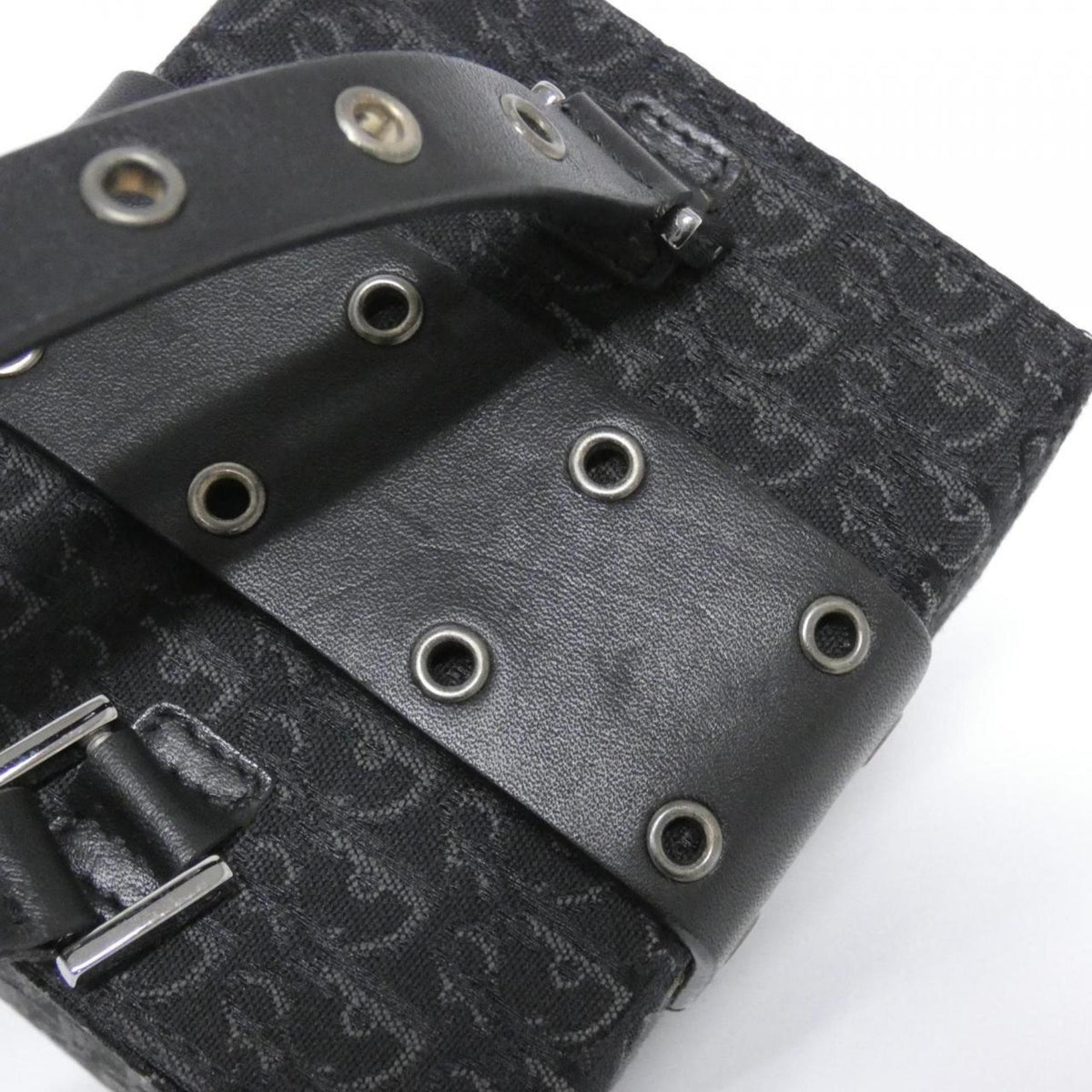 Christian Dior Black Canvas Handbag Rovelle Bags