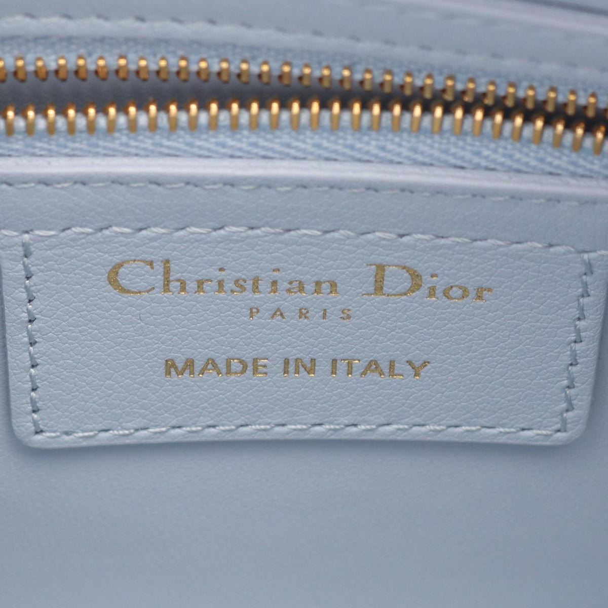Christian Dior Blue Leather Handbag Rovelle Bags