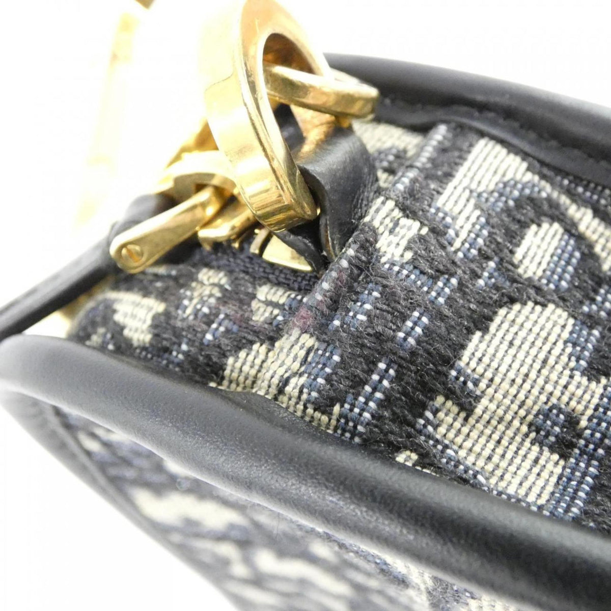 Christian Dior Blue Canvas Handbag Style 2 Rovelle Bags