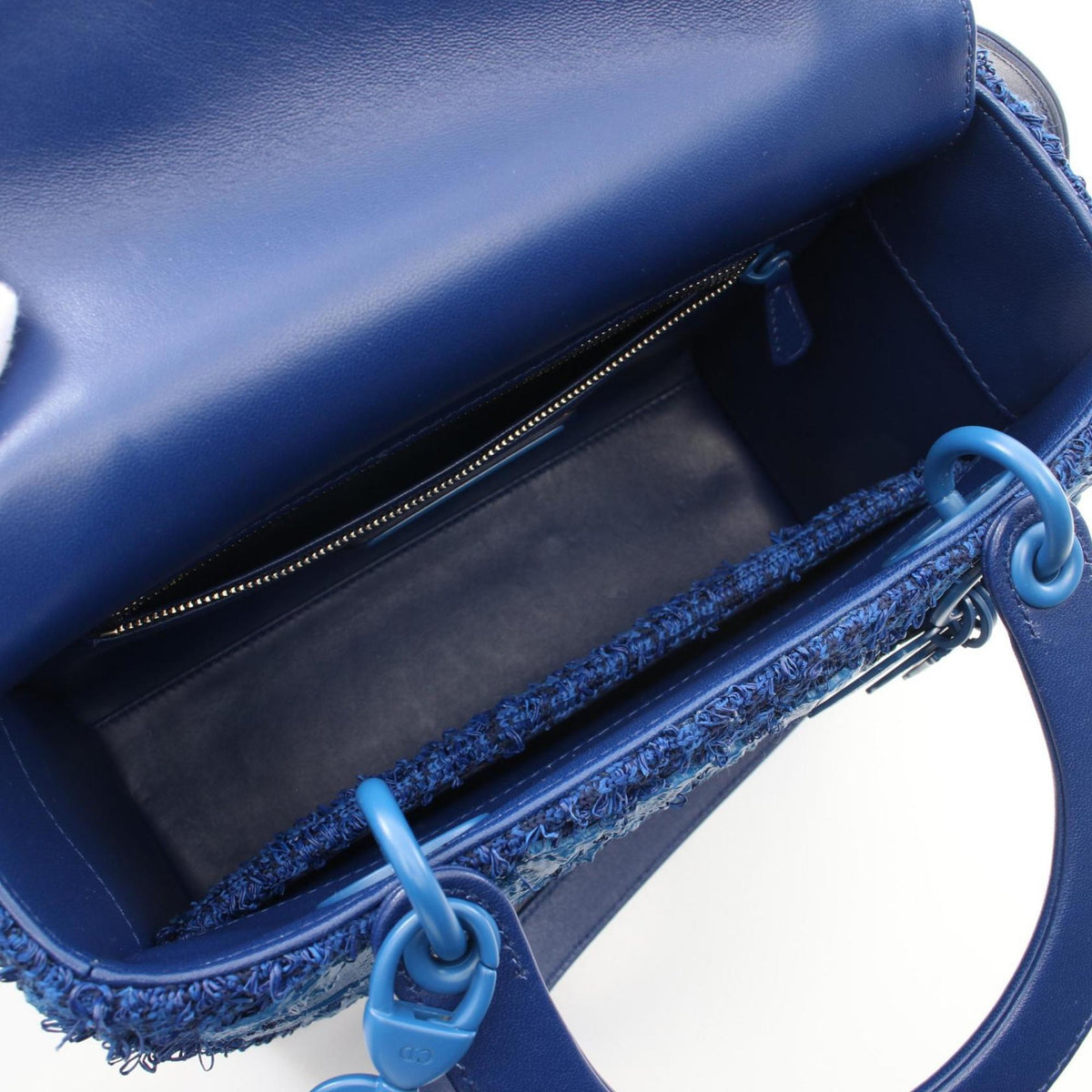 Christian Dior Blue Fabric Handbag Rovelle Bags
